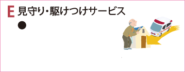 E.見守り・駆けつけサービス